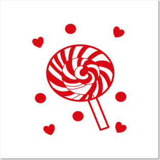 cute candy sweet lollipop lover Posters and Art